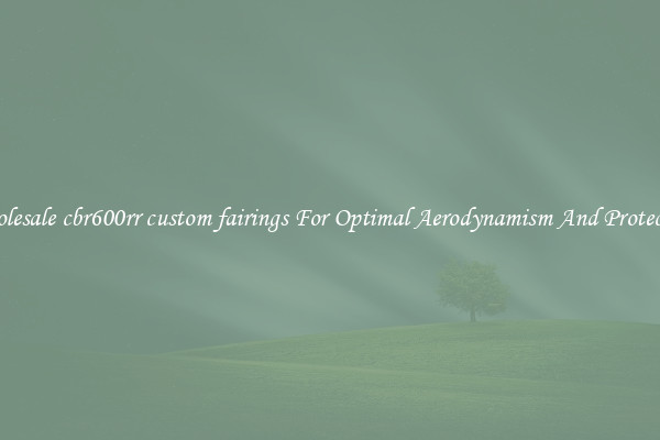 Wholesale cbr600rr custom fairings For Optimal Aerodynamism And Protection