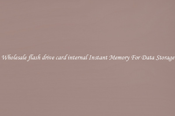 Wholesale flash drive card internal Instant Memory For Data Storage