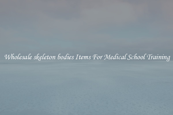 Wholesale skeleton bodies Items For Medical School Training