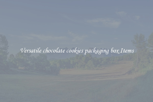 Versatile chocolate cookies packaging box Items