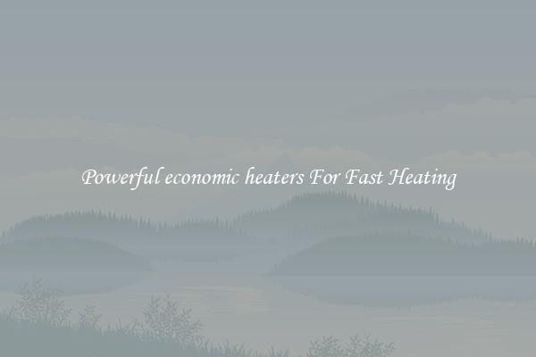 Powerful economic heaters For Fast Heating