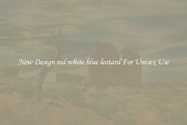 New Design red white blue leotard For Unisex Use